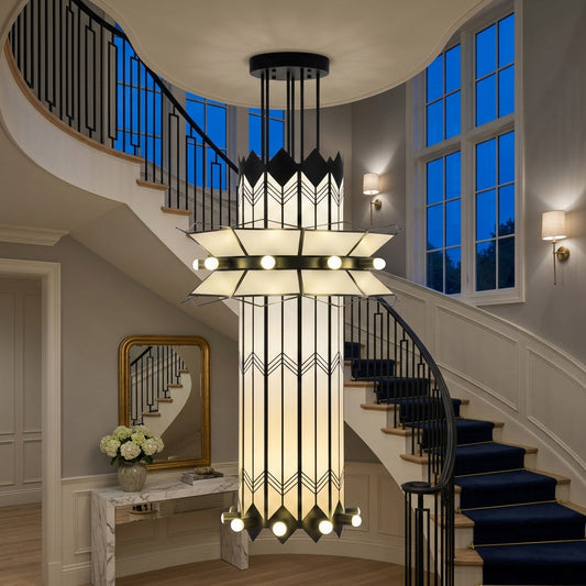 Metropolis Totem Chandelier