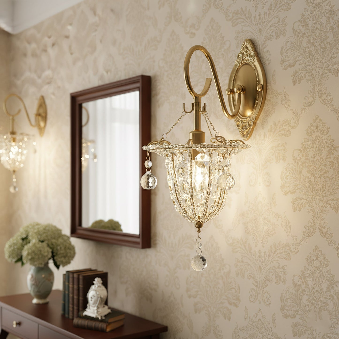 Acento Glass Wall Light