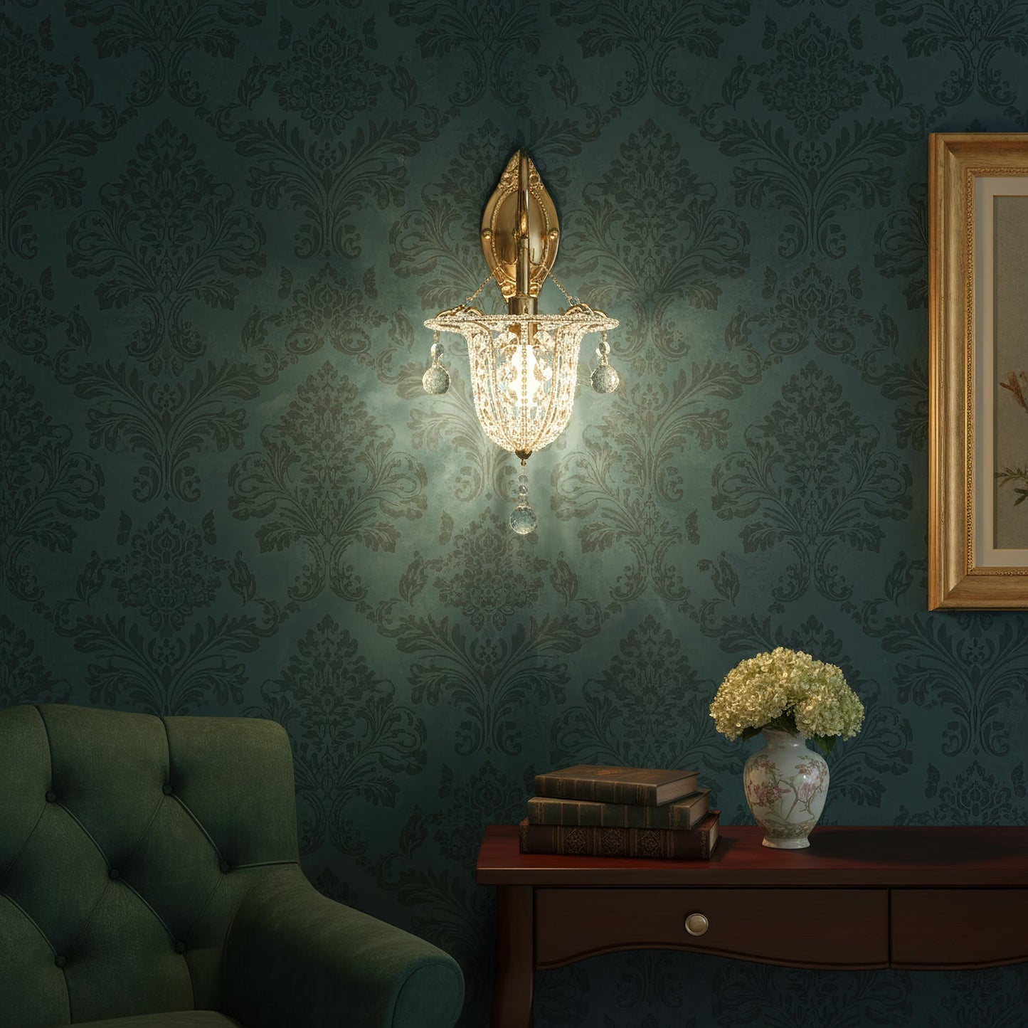 Acento Glass Wall Light