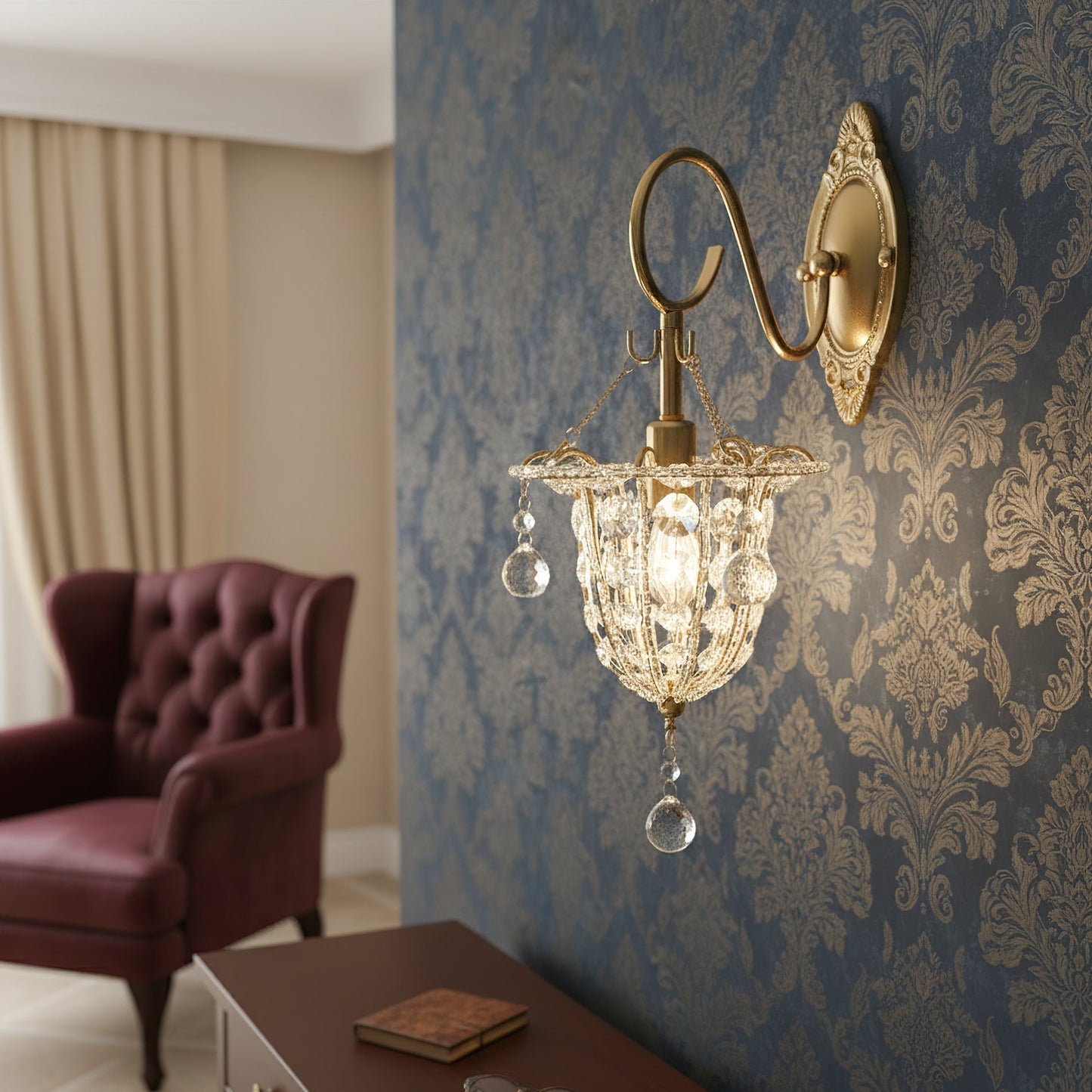 Acento Glass Wall Light