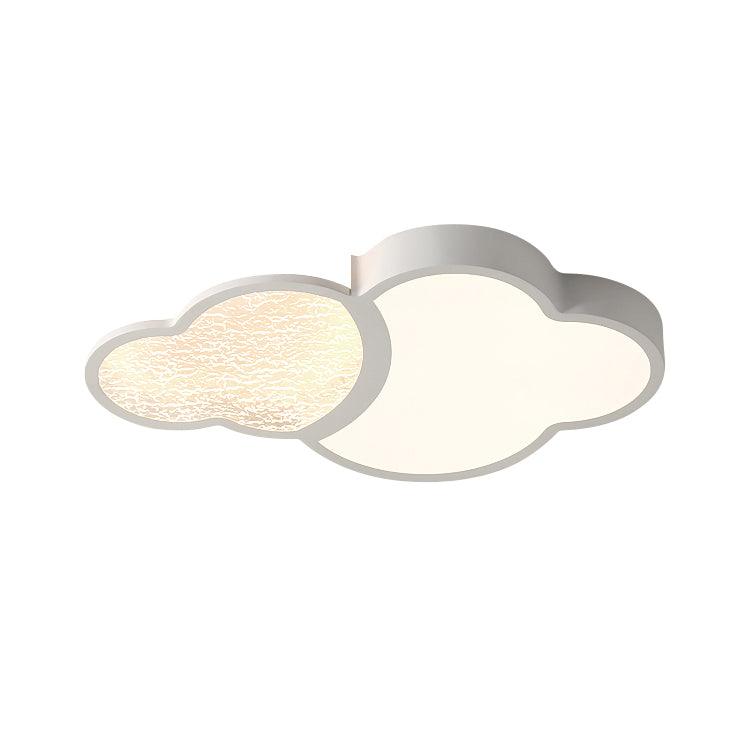 Cloudy Flush White LED Ceiling Light