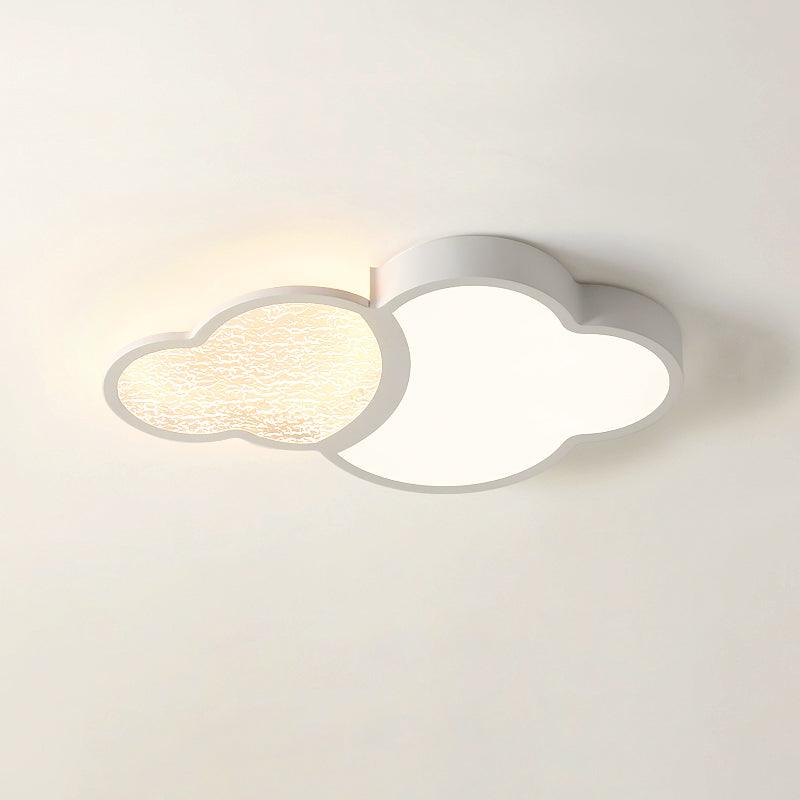 Cloudy Flush White LED Ceiling Light