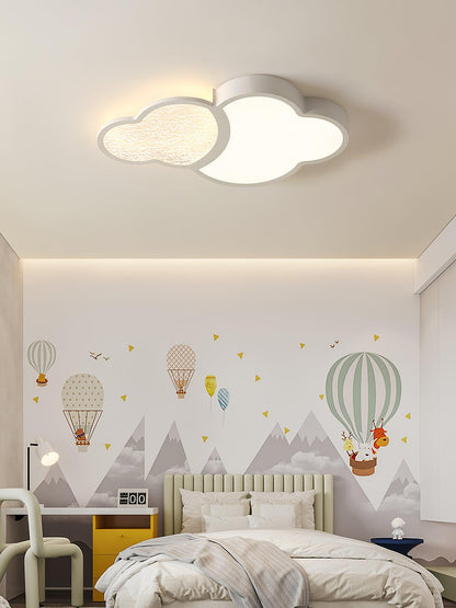 Cloudy Flush White LED Ceiling Light