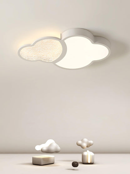 Cloudy Flush White LED Ceiling Light