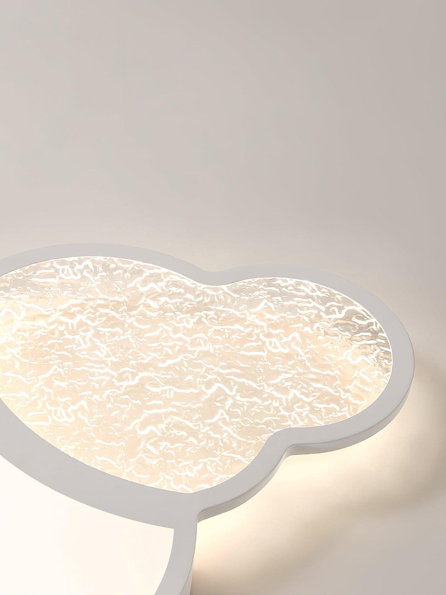 Cloudy Flush White LED Ceiling Light