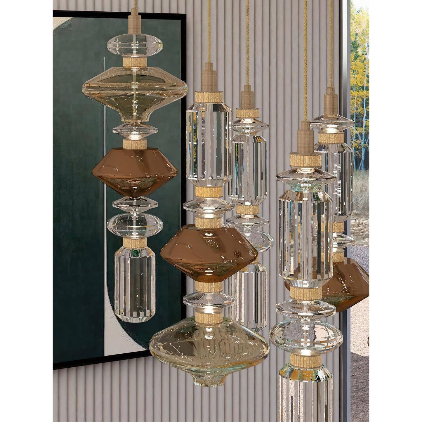 Ballet Glass Pendant Lamp