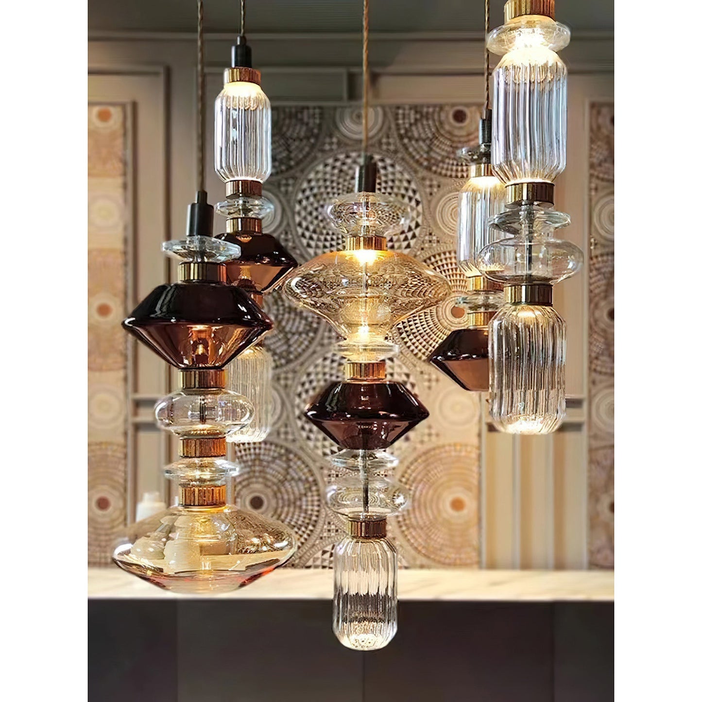 Ballet Glass Pendant Lamp
