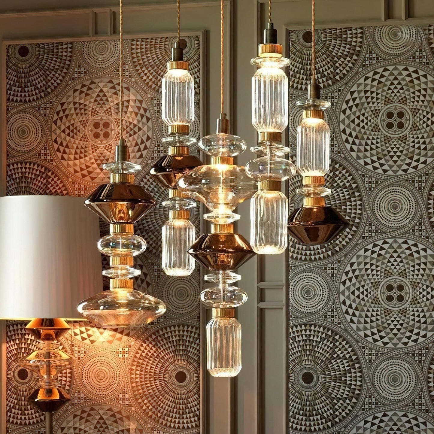 Ballet Glass Pendant Lamp