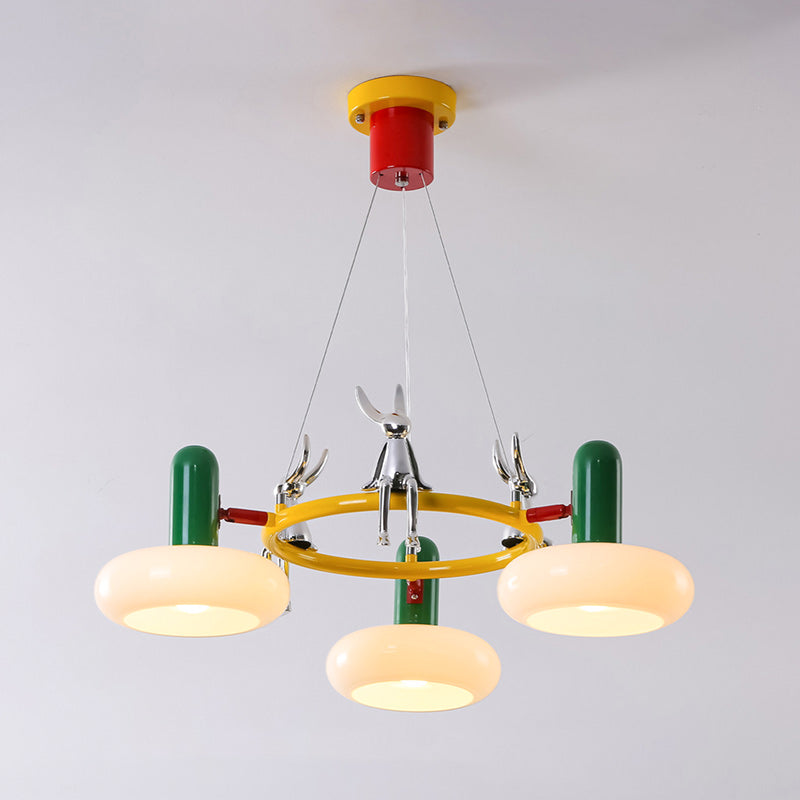 Hopper Postmodern Ring Chandelier