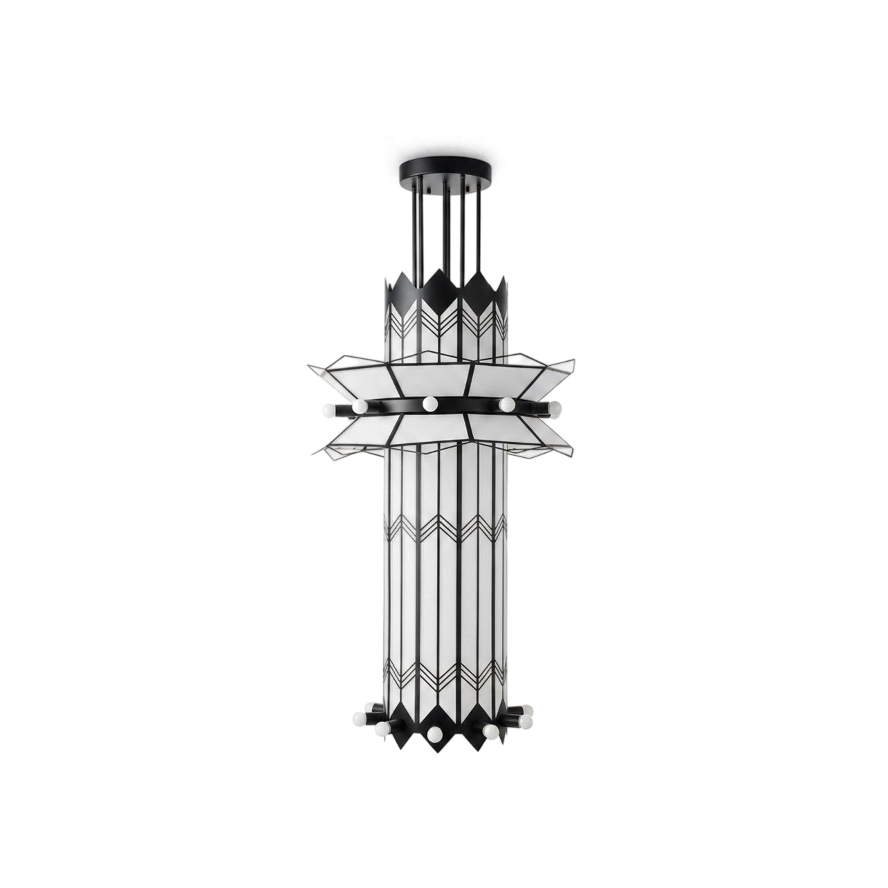 Metropolis Totem Chandelier
