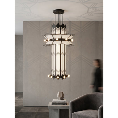 Metropolis Totem Chandelier