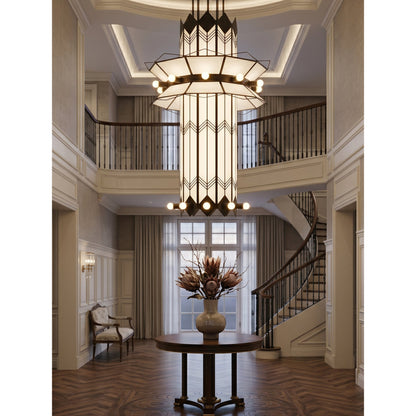 Metropolis Totem Chandelier