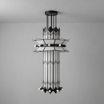 Metropolis Totem Chandelier