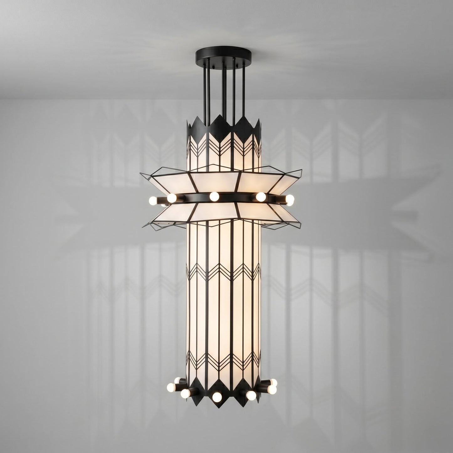 Metropolis Totem Chandelier