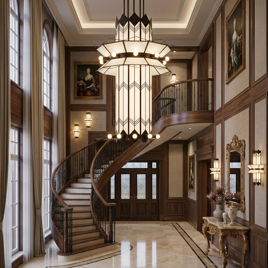 Metropolis Totem Chandelier