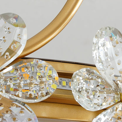 Modern Wreath Crystal Chandelier