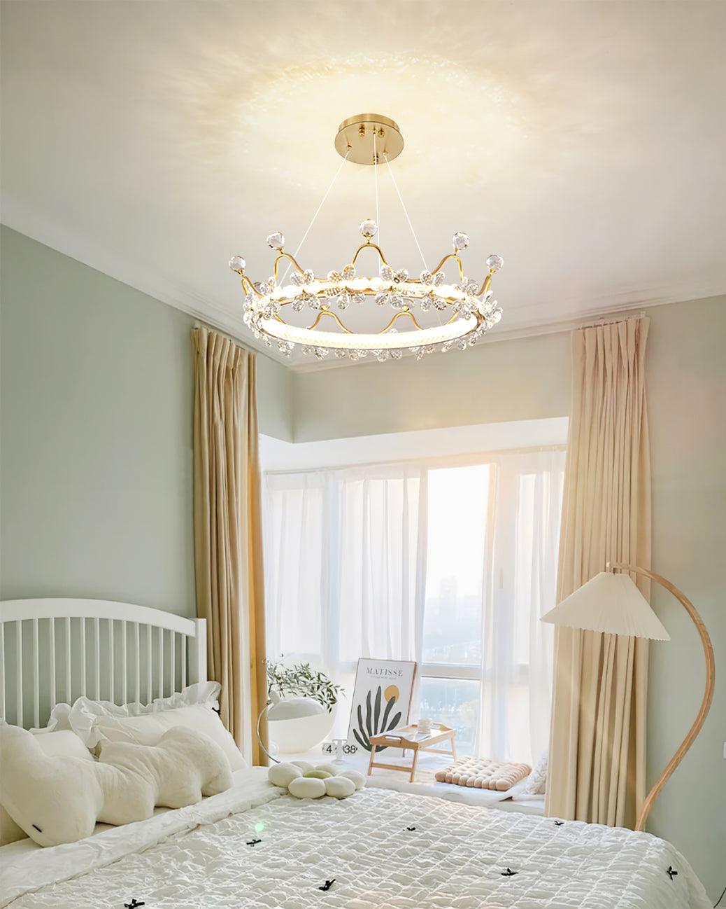 Modern Wreath Crystal Chandelier