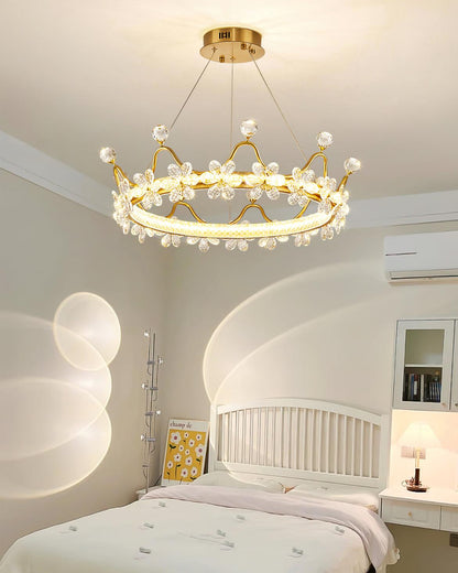 Modern Wreath Crystal Chandelier