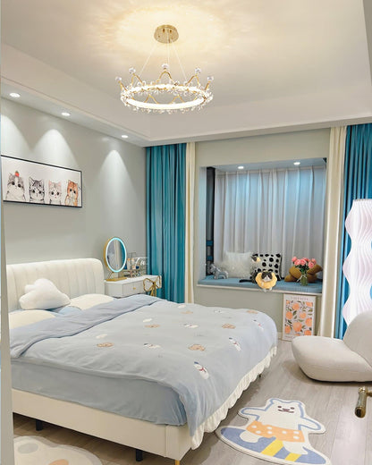 Modern Wreath Crystal Chandelier