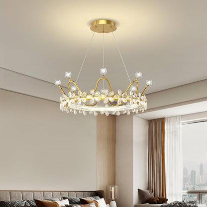 Modern Wreath Crystal Chandelier