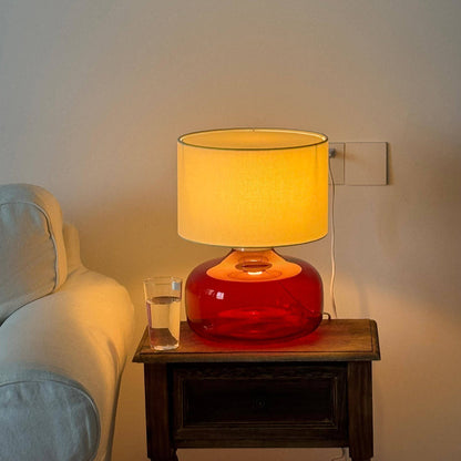 Pillowfort Glass Table Lamp