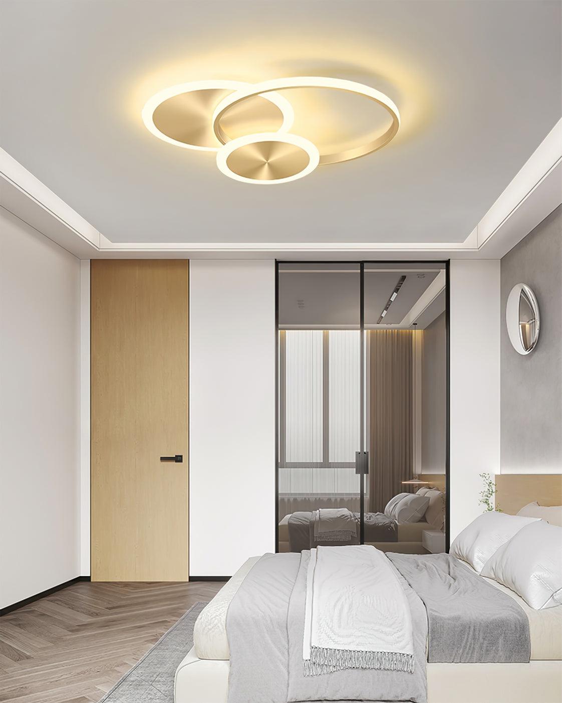 Aluminum Ring Round Ceiling Lamp