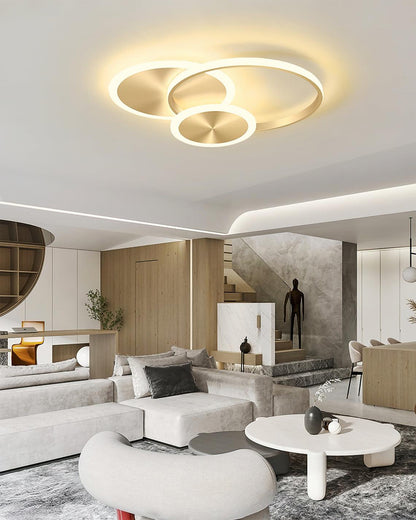 Aluminum Ring Round Ceiling Lamp
