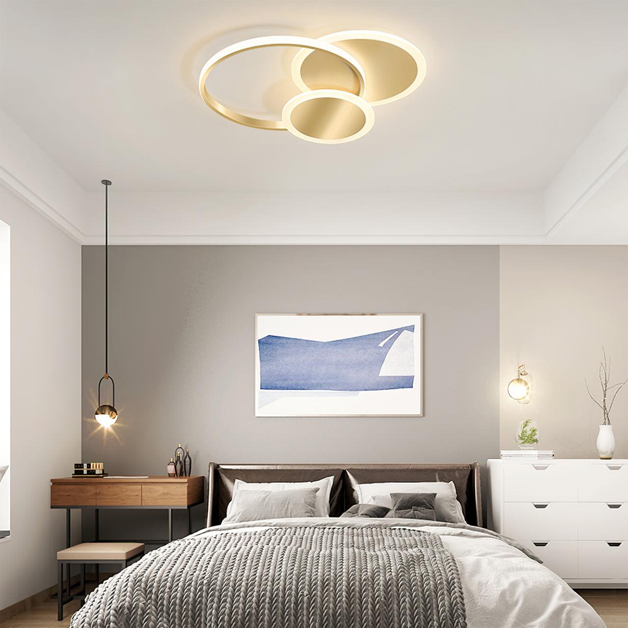 Aluminum Ring Round Ceiling Lamp
